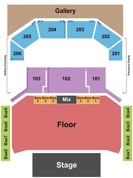 The Chelsea Mega-Monsters Seating Chart
